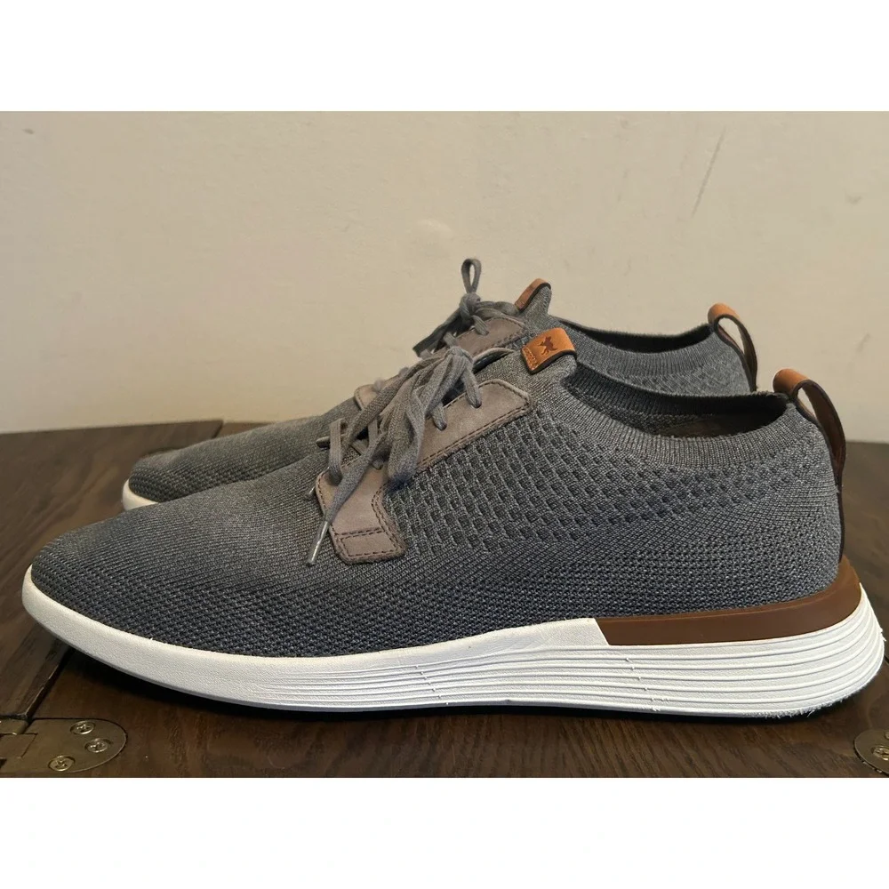Wolf &‎ Shepherd Gray Swift Knit Derby CasualSneakers Unisex Men's 10 Women's 12